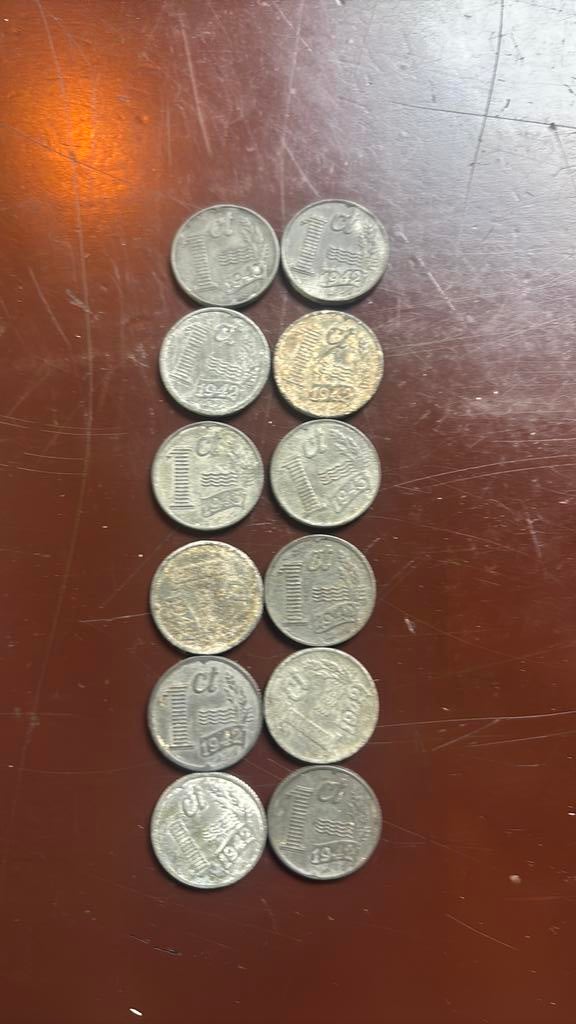 Diverse munten nikkel, Ophalen of Verzenden, Nederland, Munten