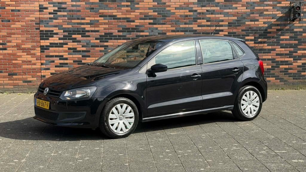 Volkswagen Polo 1.2 /Airco /E-Ramen, Voorwielaandrijving, Euro 5, Zwart, 1198 cc