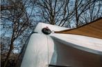 Tarp met stokken en zuignappen voor camper of caravan, Ophalen, Zo goed als nieuw