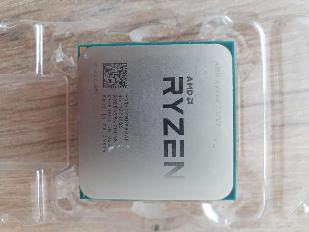 Ryzen 7 1700, Computers en Software, Ophalen of Verzenden, Zo goed als nieuw, 3 tot 4 Ghz