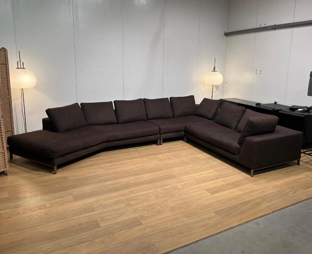 ZGAN Minotti Hamilton Hoekbank + GARANTIE NP €30.000, Huis en Inrichting, Banken | Bankstellen, https://www.minotti.com/en, Minotti