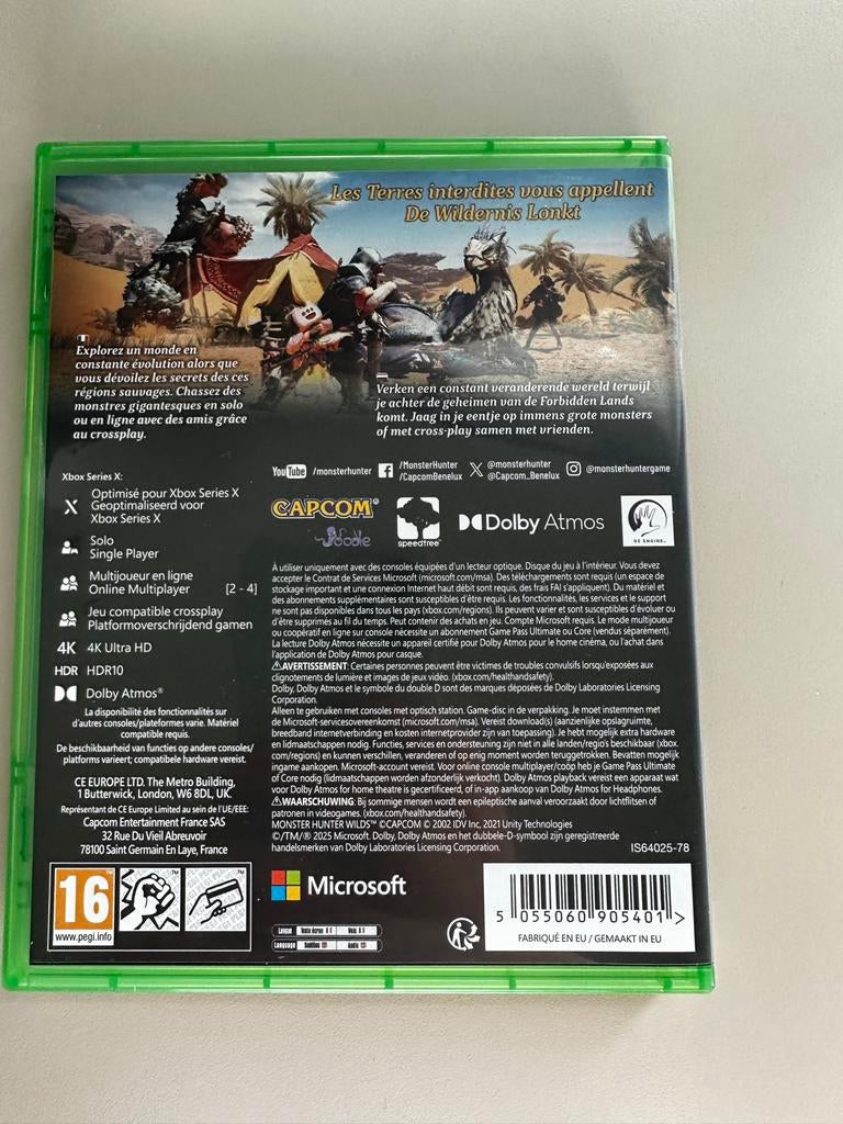 Monster Hunter Wilds Xbox Series X - Nieuw, Ophalen of Verzenden, Nieuw