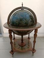 Wereldbol bar, vintage bar op wielen, trolley, antiek, Ophalen, Gebruikt