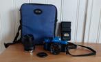 Petri GX-1 Camera + lenzen en Luxon 224AZQuick flitser., Ophalen of Verzenden, Gebruikt, Spiegelreflex, Overige Merken