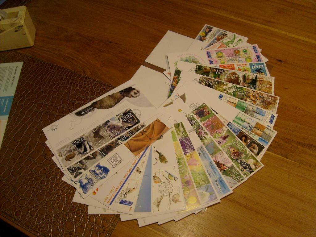 Jaargang 2018 fdc Nederland compleet E762a tm 779 Voor een, Ophalen, Nederland