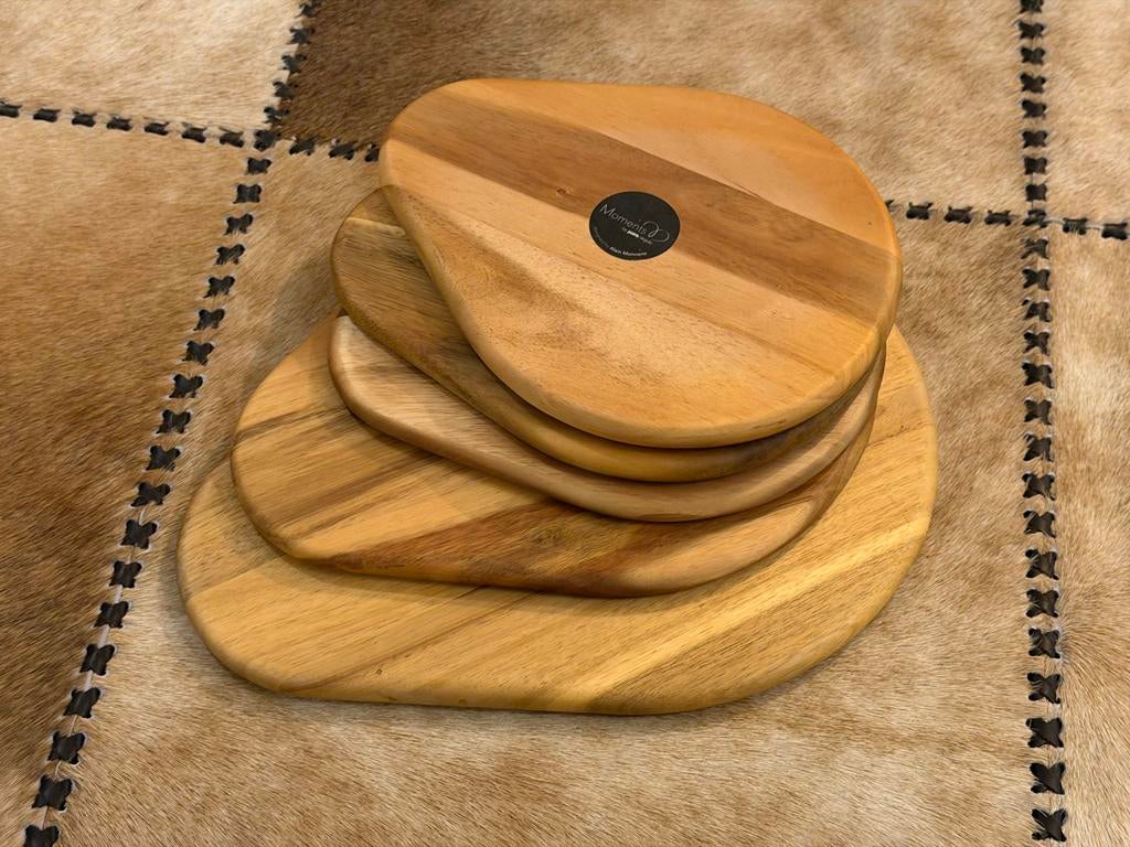 Nieuwe Acacia snij-/serveerplankenset, Hout, Snij-/serveerplank, Nieuw, Ophalen of Verzenden