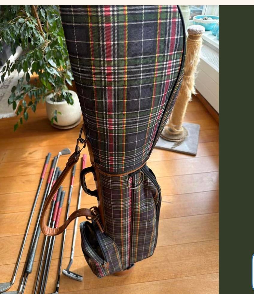 golfset oa gallaway big bertha golfkar vintage look standbag, Sport en Fitness, Golf, Ophalen, Gebruikt, Set, Overige merken