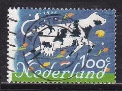 3614 - Nederland nvph 1630 gestempeld , Vliegende koe met, Postzegels en Munten, Postzegels | Nederland, Verzenden, Na 1940, Gestempeld