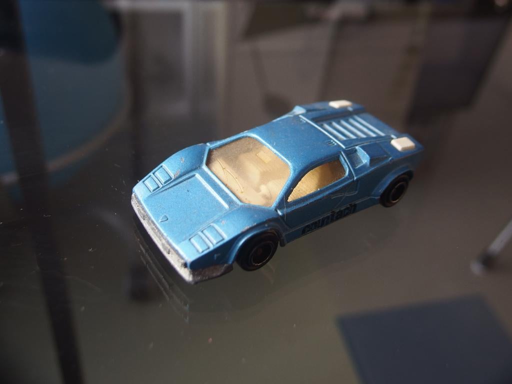 Majorette no 237 Lamborghini Countach (1980) 1/56, Ophalen of Verzenden, Gebruikt, Auto