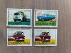 4x Auto’s 1973, Ophalen of Verzenden, Polen, Gestempeld