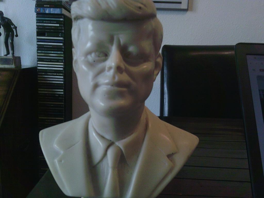 beelden, Antiek en Kunst, Kunst | Beelden en Houtsnijwerken, Ophalen, Buste, 20 - 50 cm, Wit