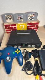 Nintendo 64 N64 compleet met spellen, Spelcomputers en Games, Spelcomputers | Nintendo 64, Ophalen of Verzenden, Gebruikt, Met 1 controller