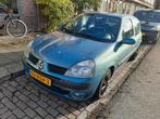Renault Clio 1.6 16V Dynmique comfort AUTOMAAT E4 2004 Blauw, Auto's, Stof, 40 €/maand, 4 cilinders, Blauw