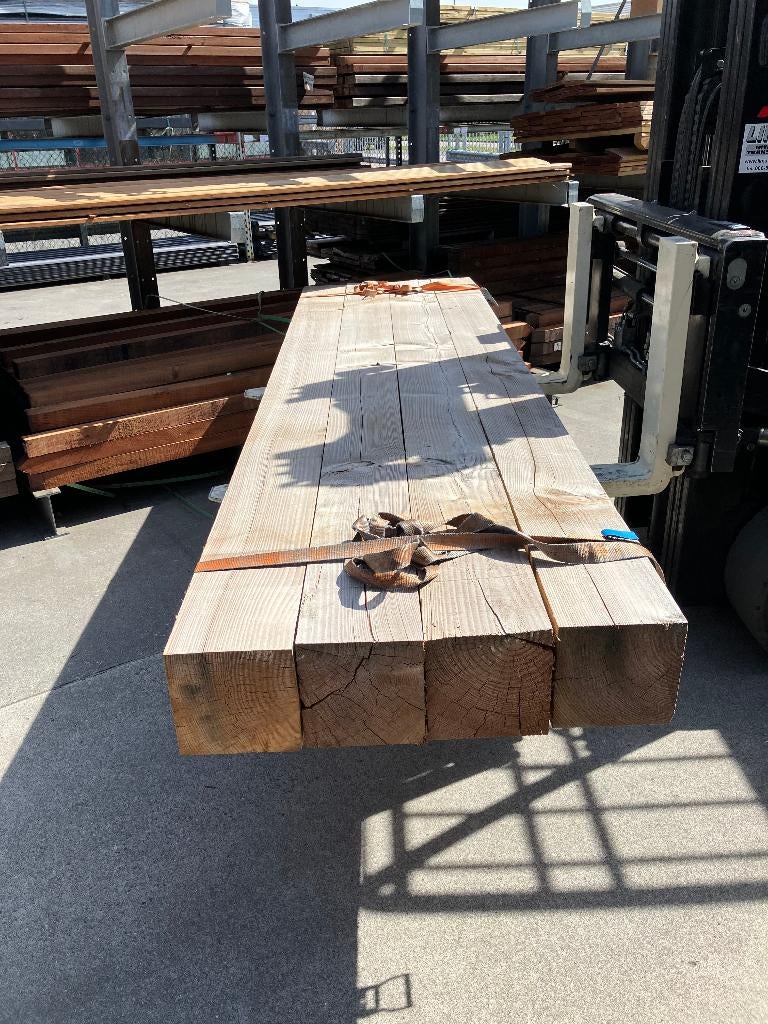 Douglas 20x20cm 300cm lang, Ophalen, Zo goed als nieuw, 250 cm of meer, Balken