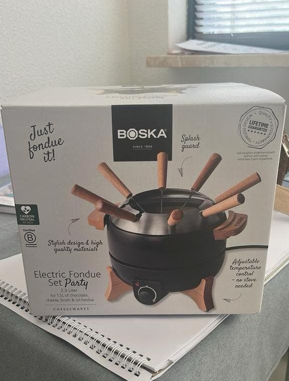 Boska elektrische fondue set, Ophalen, Zo goed als nieuw, 4 t/m 7 personen