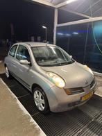 Nissan Micra 1.2 59KW 3DR 2003 Grijs, Auto's, Voorwielaandrijving, Stof, 31 €/maand, 4 cilinders