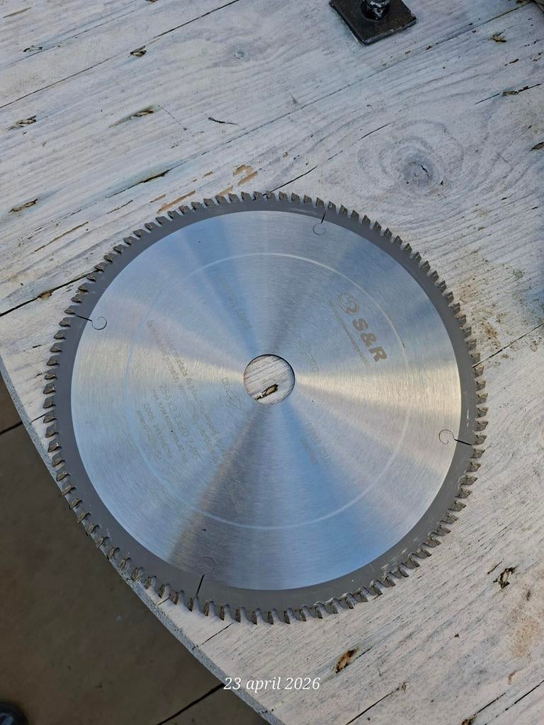 S&R Cirkelzaagblad 254x30x3,2mm 96T Multimateriaal, Ophalen of Verzenden, Zo goed als nieuw, Cirkelzaag, S&R