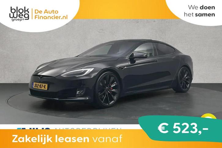Tesla Model S P100D Performance 612 PK | Black € 37.950,00, Auto's, Tesla, Bedrijf, Te koop, Model S, 360° camera, ABS, Achteruitrijcamera