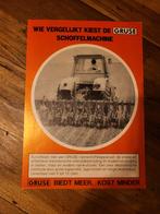 tractor folder GRUSSE schoffelmachine, Ophalen of Verzenden, Zo goed als nieuw, Folder
