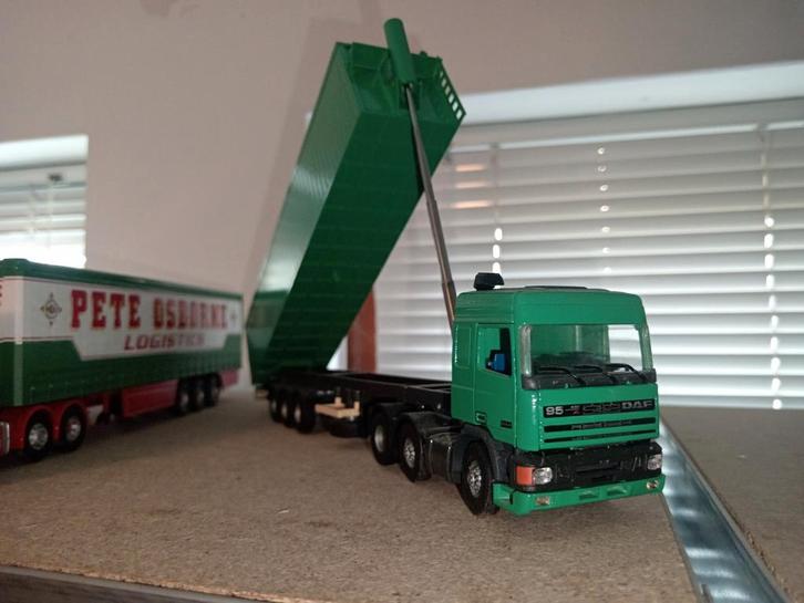 Daf 95 kipper Tekno, Hobby en Vrije tijd, Modelauto's | 1:50, Nieuw, Bus of Vrachtwagen, Tekno, Ophalen of Verzenden