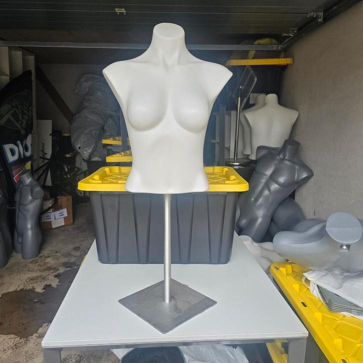 Witte Dames Torso Mannequin, Kleding | Dames, Overige Dameskleding, Zo goed als nieuw, Ophalen