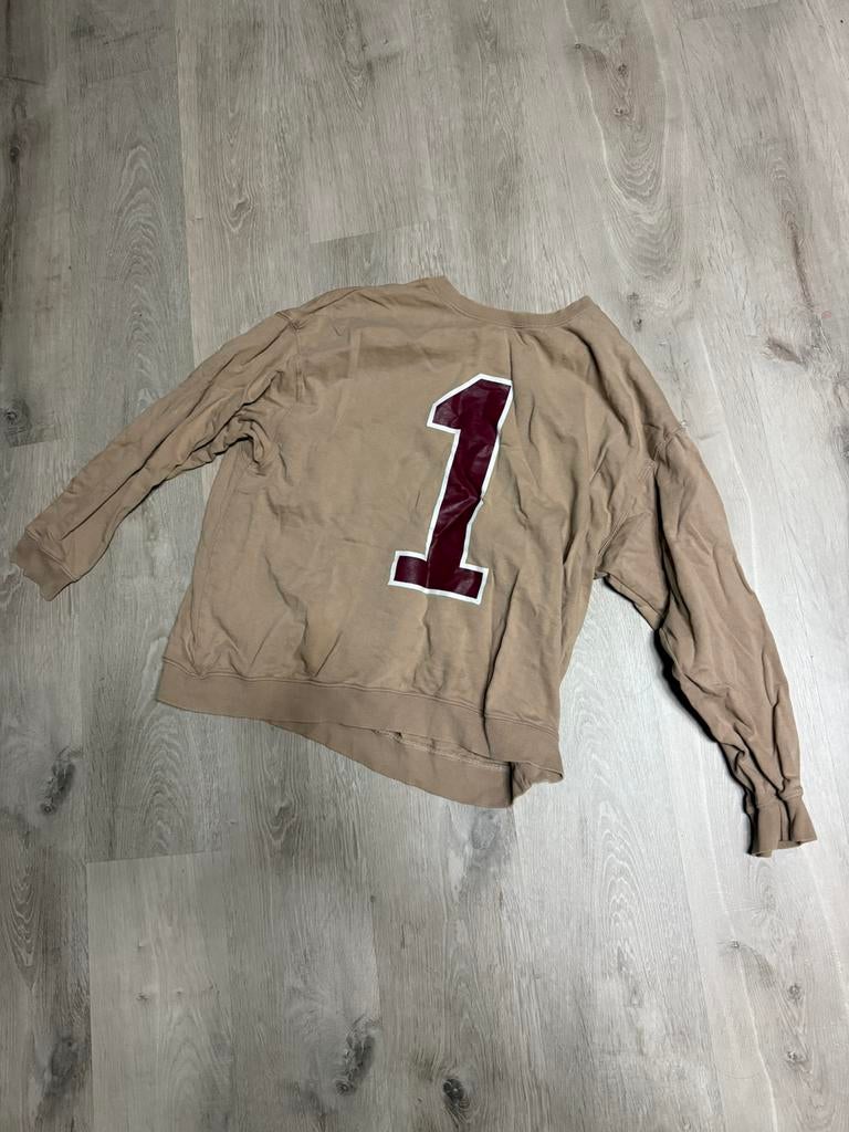 Beige joggingpak, Maat 38/40 (M), Beige, Ophalen of Verzenden, Zo goed als nieuw