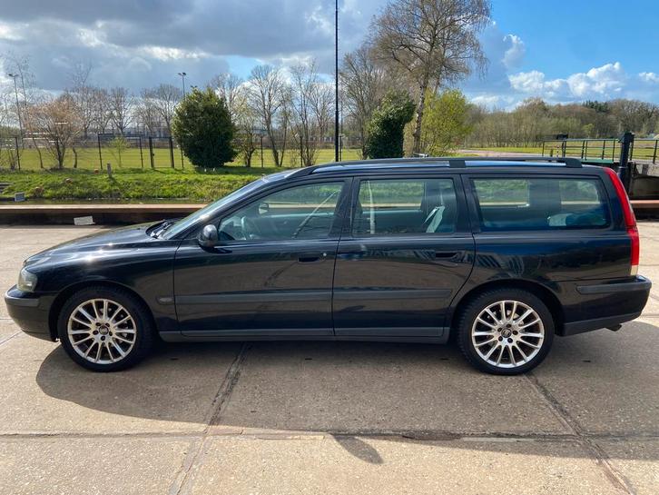 Volvo V70 2.4 170PK 2001 Zwart, Auto's, Volvo, Particulier, V70, Benzine, C, Stationwagon, Handgeschakeld, Geïmporteerd, Zwart
