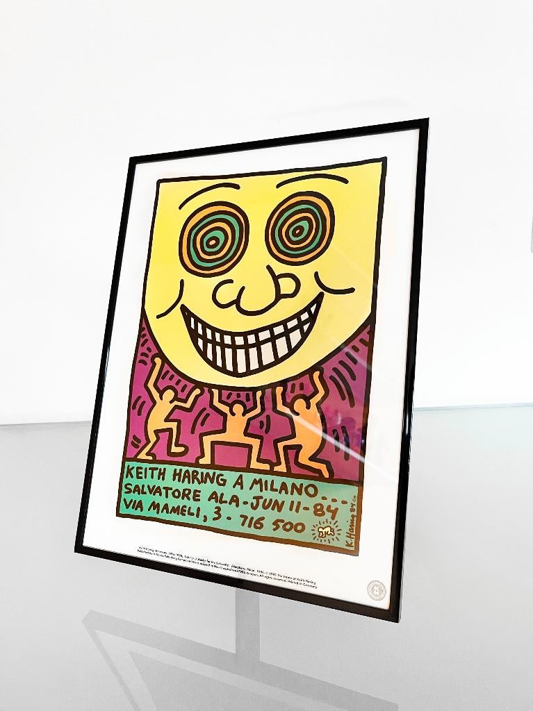 Vintage Keith Haring Milano Salvatore Ala Gallery print 1993, Ophalen of Verzenden, Zo goed als nieuw
