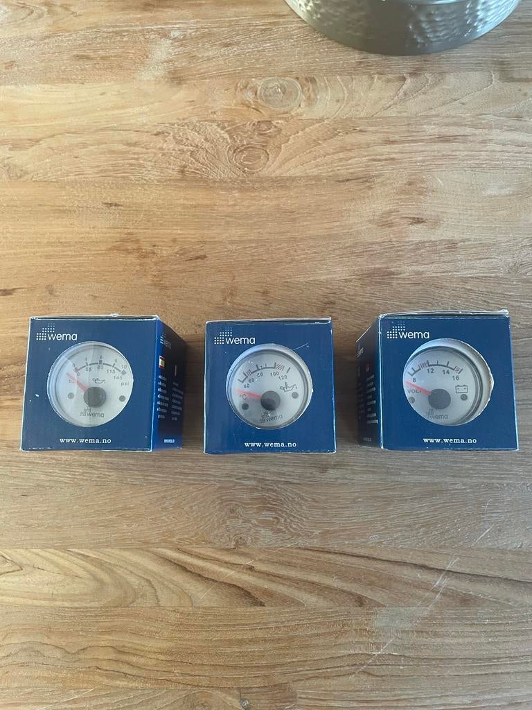 Wema tellers wit nieuw in doos, Auto-onderdelen, Ophalen of Verzenden, Nieuw, Universele onderdelen