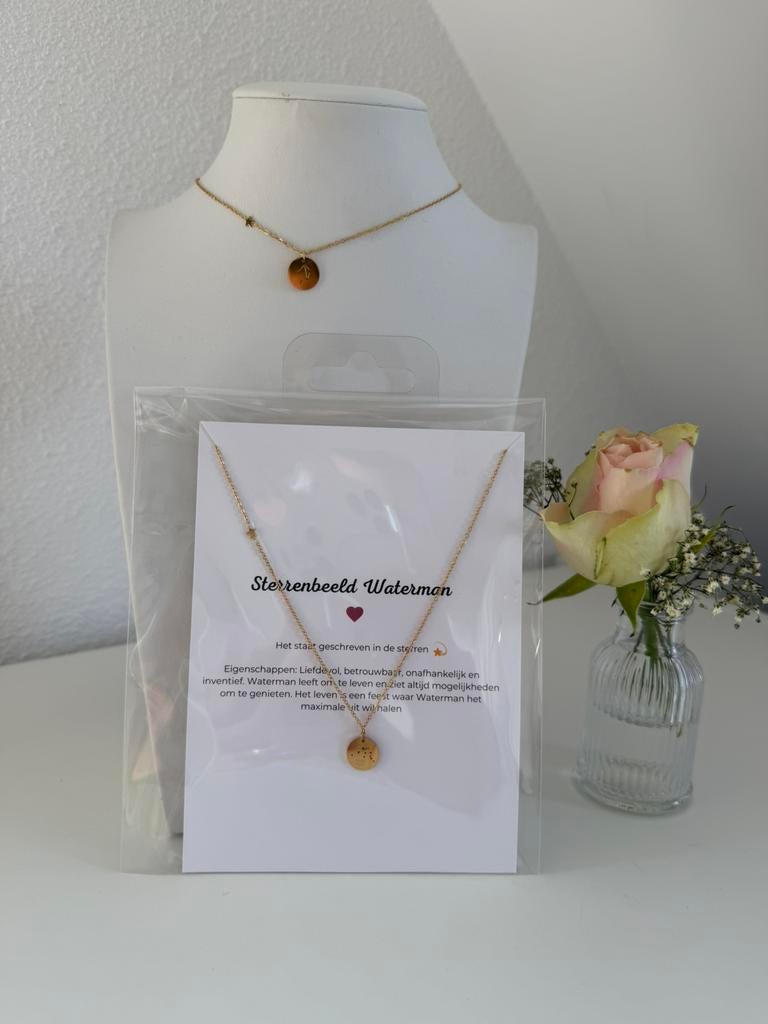 Ketting sterrenbeeld Waterman, Ophalen of Verzenden, Nieuw