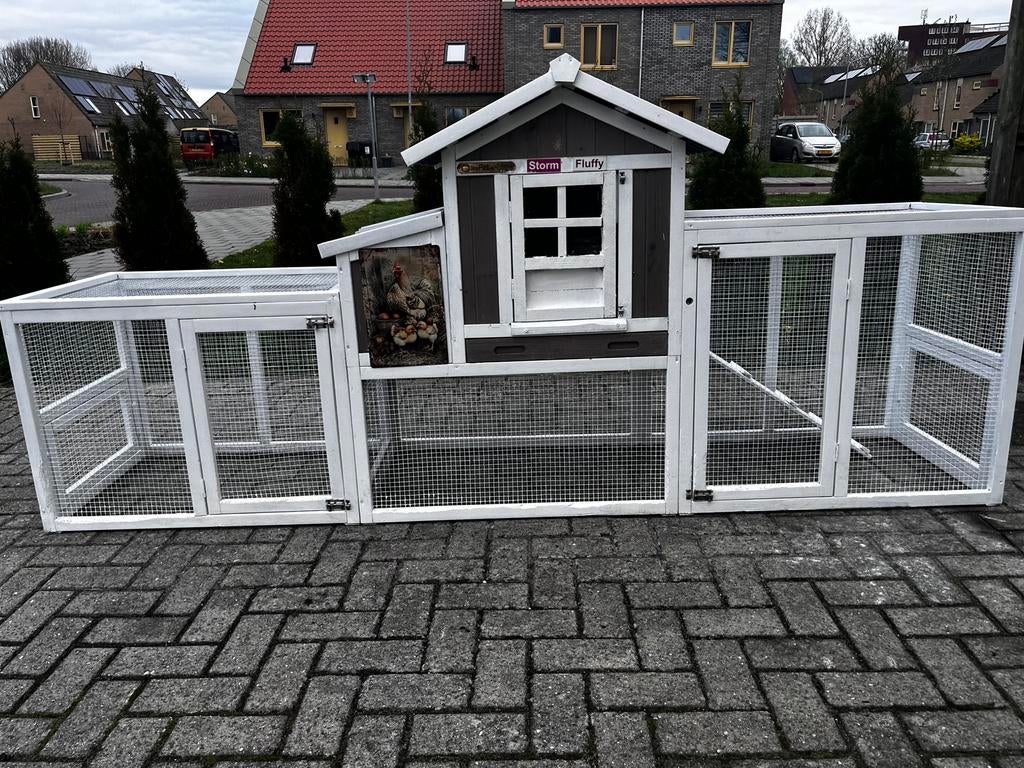 Groot kippenhok, Dieren en Toebehoren, Ophalen, Zo goed als nieuw, Kippenhok of Kippenren
