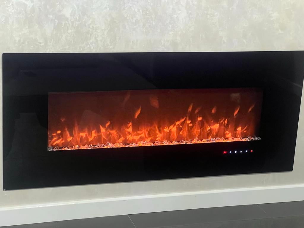 Sfeerhaard met vlam effect, Ophalen of Verzenden, Gebruikt, Hangende haard, Elektrische haard