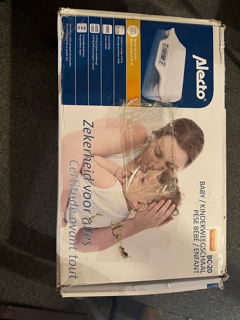 Alecto BC-20 Babyweegschaal - Nauwkeurig en Betrouwbaar, Ophalen, Gebruikt