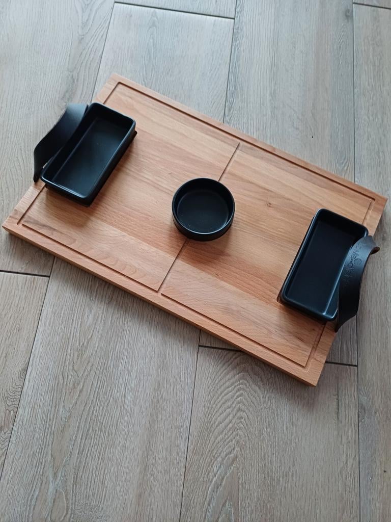 Borrelplank, nieuw in doos, Snij-/serveerplank, Ophalen of Verzenden, Nieuw, Hout