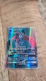 Pokémon Kaart Yveltal GX 124/131 Full Art Foil, Ophalen of Verzenden, Zo goed als nieuw, Losse kaart, Foil