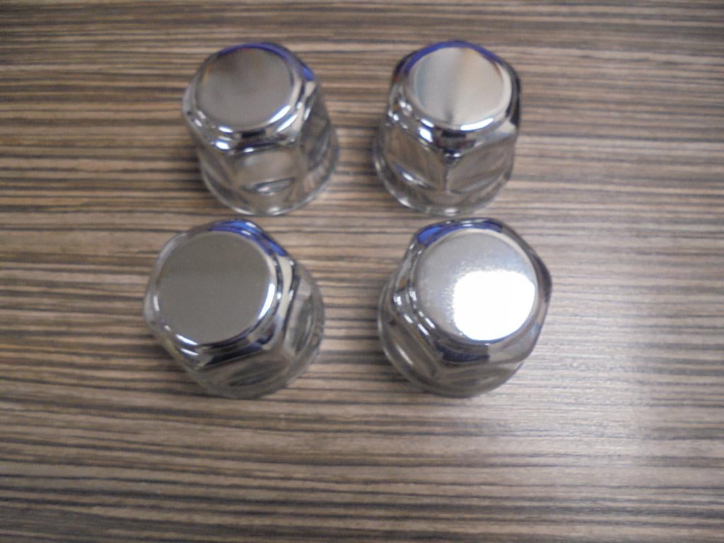 Set a 4 Naafdoppen volchroom n.o.s. 61/56mm oldtimers, Ophalen of Verzenden, Nieuw, Overige automerken