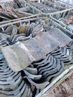 oude holle rood en blauw dakpannen handgevormd, Ophalen, Gebruikt, Steen of Klei, 15 m² of meer