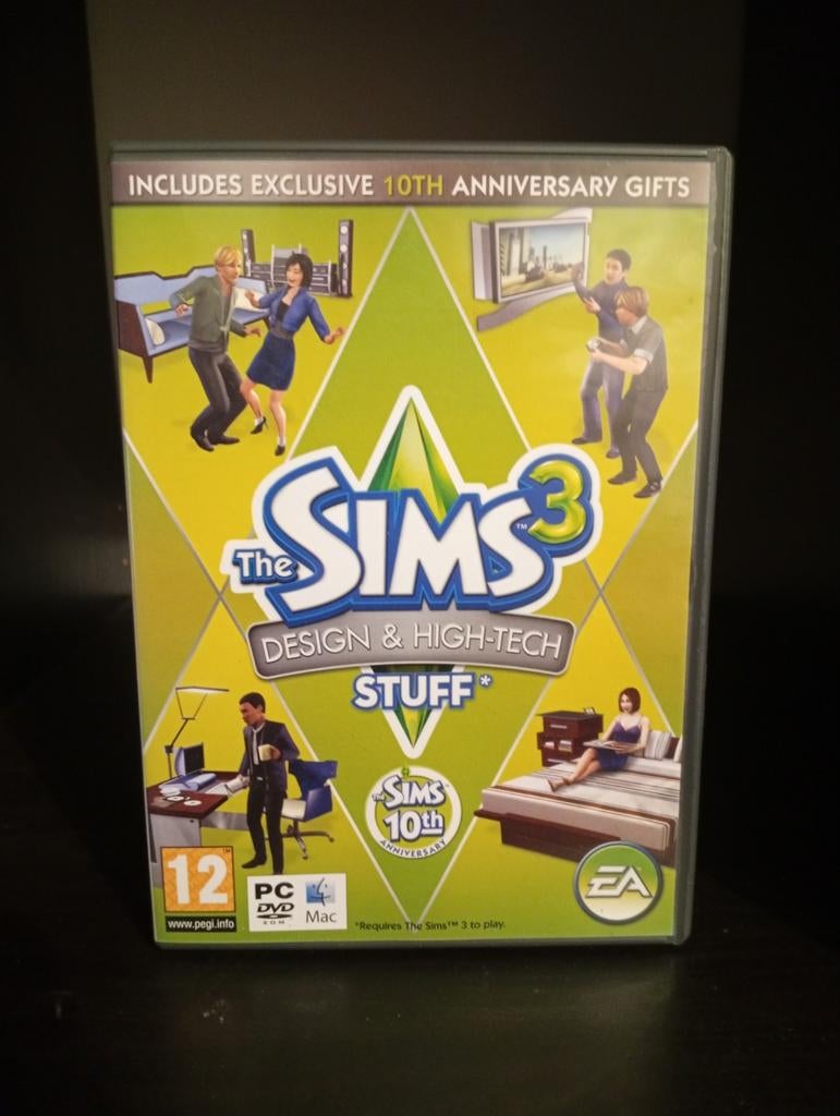 The Sims 3 Design & High-Tech Stuff PC/Mac, Spelcomputers en Games, Games | Pc, Zo goed als nieuw, Simulatie, 1 speler, Vanaf 12 jaar