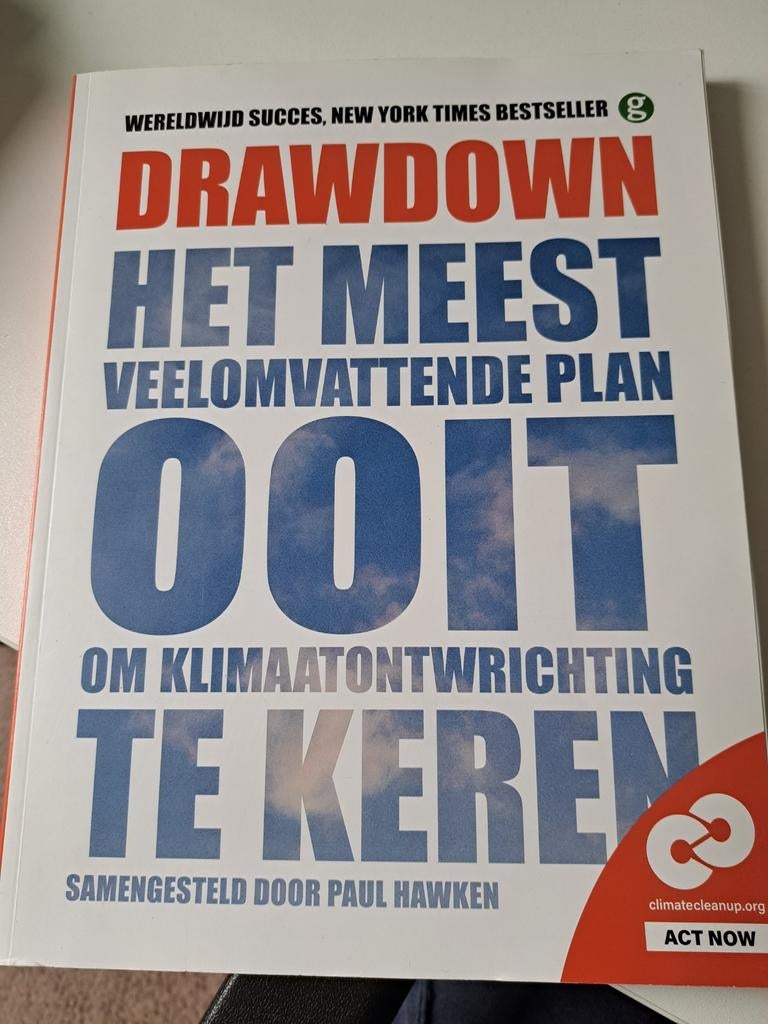 Paul Hawken - Drawdown, Ophalen of Verzenden, Zo goed als nieuw, Nederland