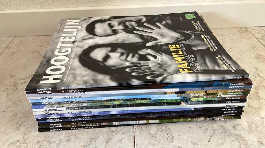 Hoogtelijn bergsport wandel klim magazine van NKBV, 15 stuks, Boeken, Tijdschriften en Kranten, Ophalen of Verzenden, Zo goed als nieuw