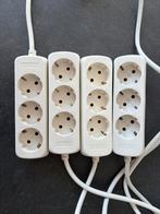 Ikea- Set van 4 stekkerdozen met 3 stopcontacten elk, Ophalen, Gebruikt, Stopcontact