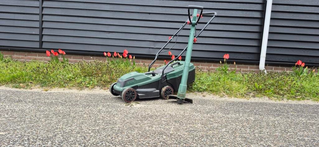 Parkside elektrische grasmaaier en grastrimmer, Tuin en Terras, Grasmaaiers, Ophalen