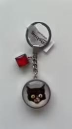 Efteling Danse Macabre Sleutelhanger Spookpoes, Ophalen, Nieuw, Button of Speldje