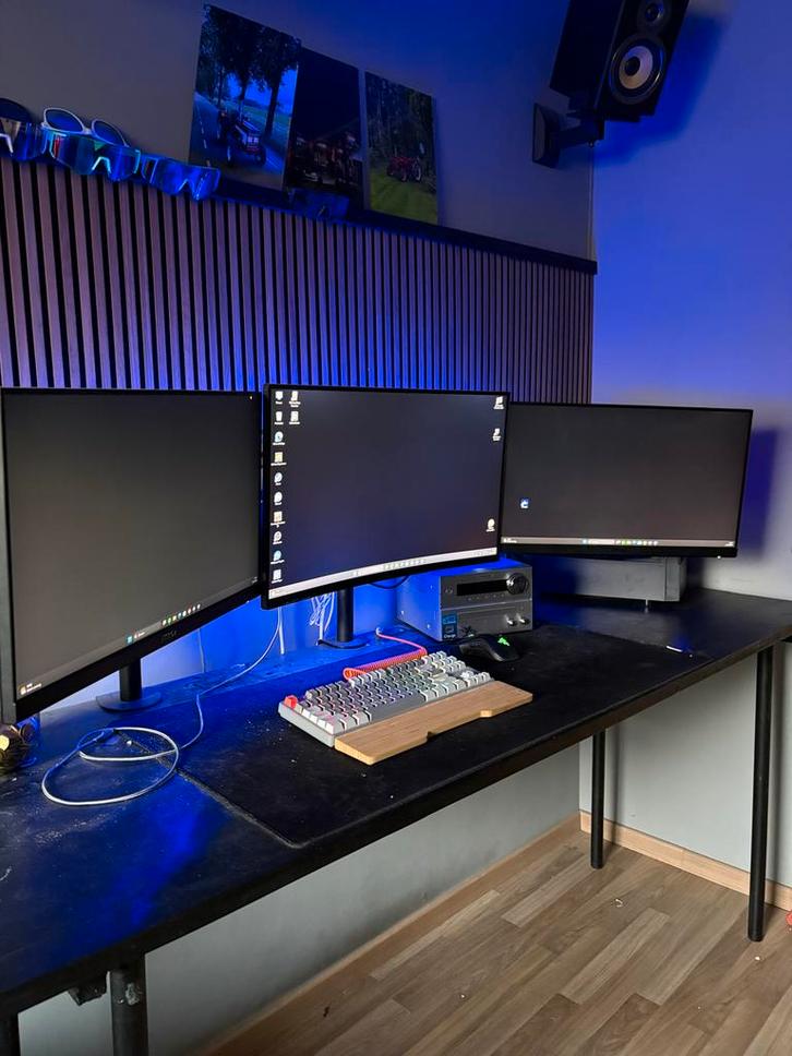 Hele setup te koop, Computers en Software, Desktop Pc's, Gebruikt, Met videokaart, Ophalen