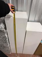 Witte vierkante zuilen/sokkels/pilaren, Ophalen, Zo goed als nieuw