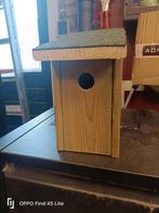 Houten vogelhuisje met groen dak, Ophalen of Verzenden, Nieuw