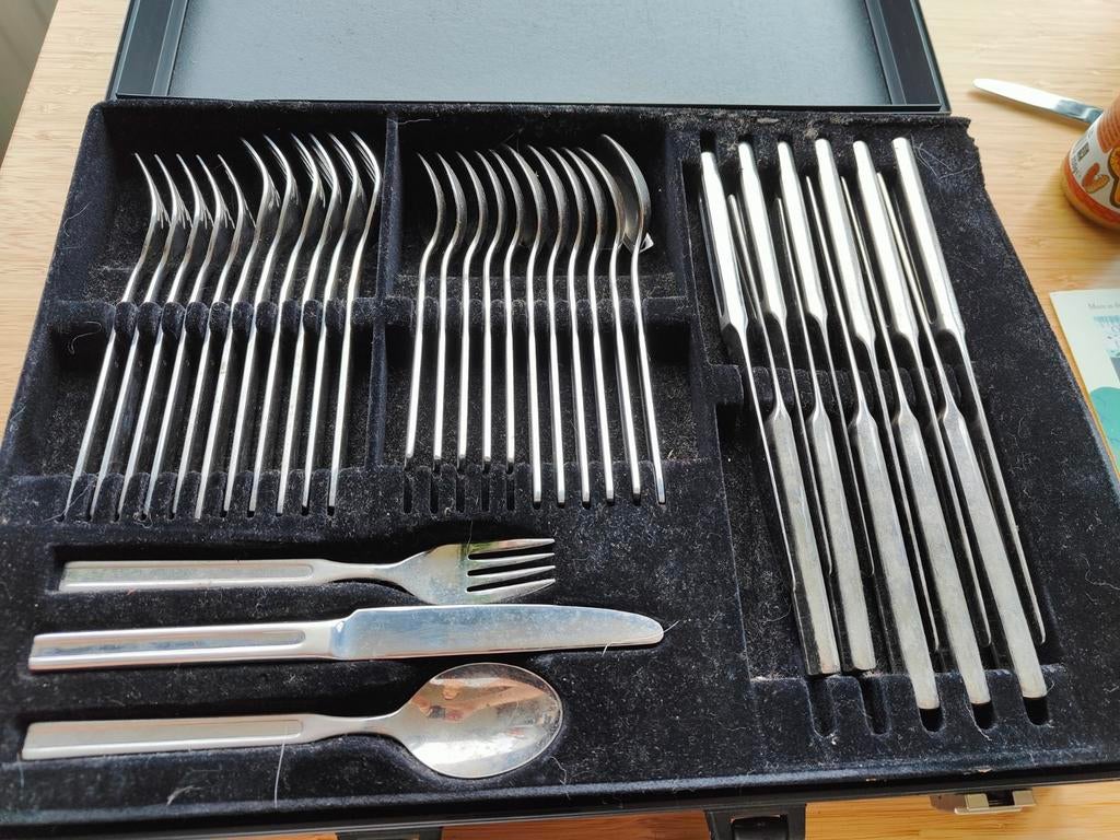 Keltum cassette 6 persoons bestekset, Ophalen of Verzenden