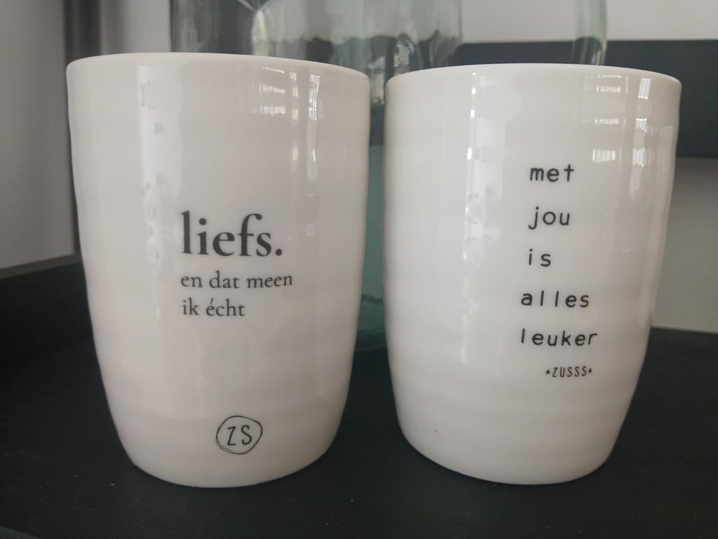 Zusss mokken - Nieuw -, Ophalen, Nieuw, Overige stijlen, Kop(pen) en/of Schotel(s)