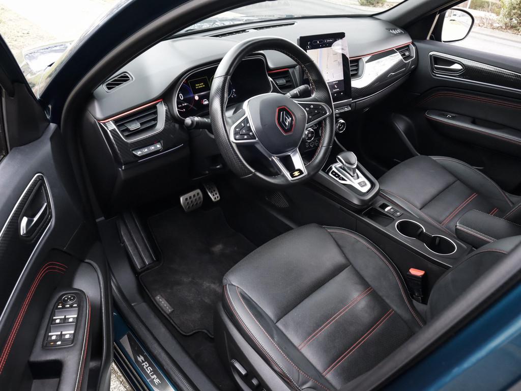 Renault Arkana 1.6 E-Tech Hybrid 145 R.S. Line 1e-Eig. & Keu, Gebruikt, Blauw, 23 km/l, 760 kg