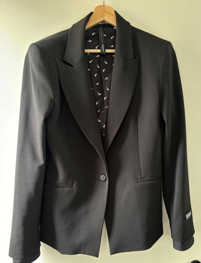 10days blazer / colbert maat 42 zwart, Verzenden, Zwart, Maat 42/44 (L), 10days